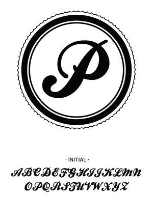 Custom Monogram Stamp CSM10002S
