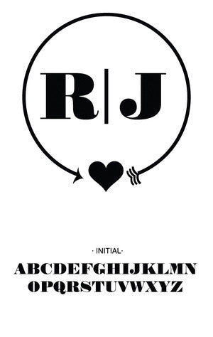 Custom Monogram Stamp CSM10008S