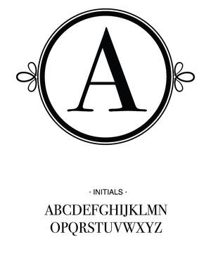 Custom Monogram Stamp CSM10012S
