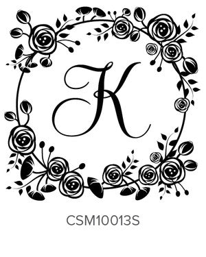 Custom Monogram Stamp CSM10013S