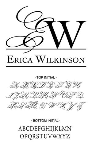 Custom Monogram Stamp CSM10016S