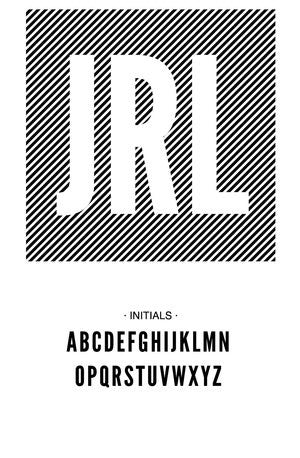 Custom Monogram Stamp CSM10023S