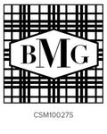 Custom Monogram Stamp CSM10027S