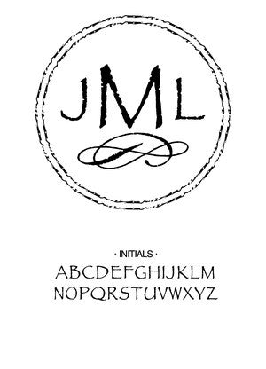 Custom Monogram Stamp CS3302