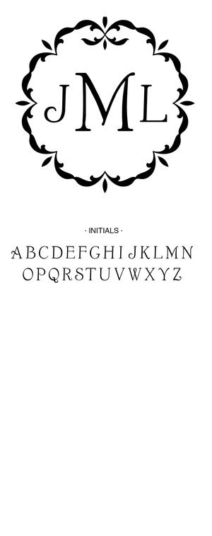 Custom Monogram Stamp CS3331