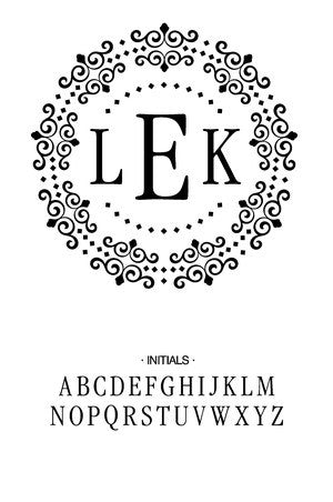 Custom Monogram Stamp CS3392
