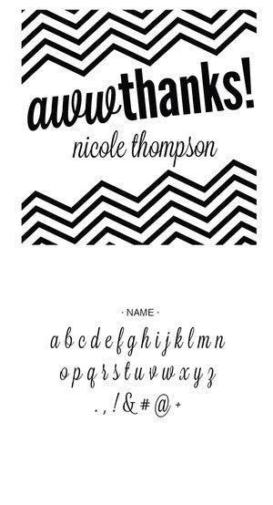 Custom Social Stamp CSS10002