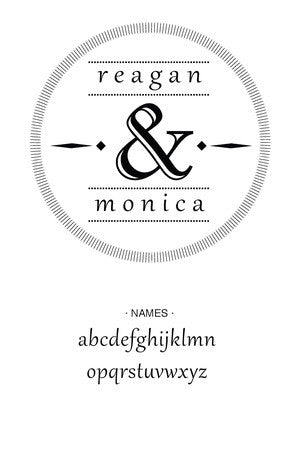 Custom Wedding Stamp CSW10001