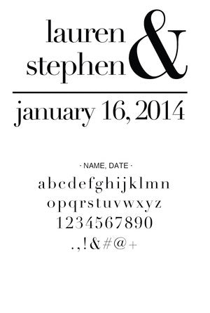 Custom Wedding Stamp CSW10002
