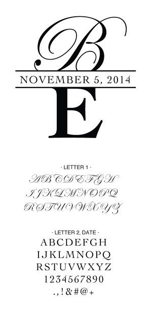 Custom Wedding Stamp CSW10003