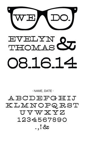 Custom Wedding Stamp CSW10007