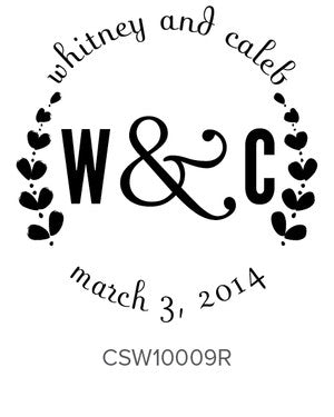 Custom Wedding Stamp CSW10009