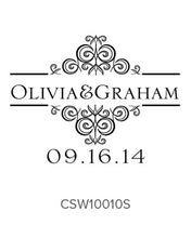 Load image into Gallery viewer, Custom Wedding Stamp CSW10010
