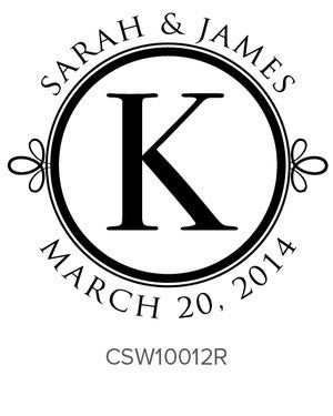 Custom Wedding Stamp CSW10012