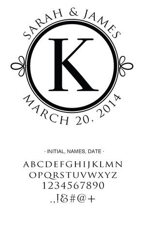 Custom Wedding Stamp CSW10012