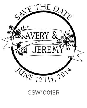 Custom Wedding Stamp CSW10013