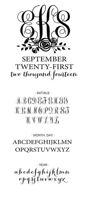 Custom Wedding Stamp CSW10014