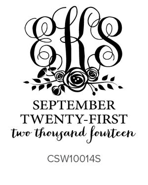Custom Wedding Stamp CSW10014