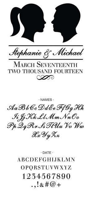 Custom Wedding Stamp CSW10016