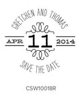 Custom Wedding Stamp CSW10018