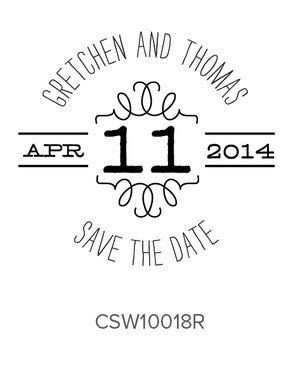 Custom Wedding Stamp CSW10018