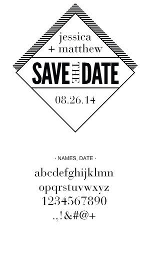 Custom Wedding Stamp CSW10023