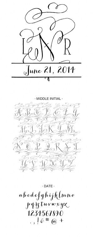 Custom Wedding Stamp CSW10025