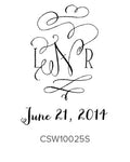 Custom Wedding Stamp CSW10025