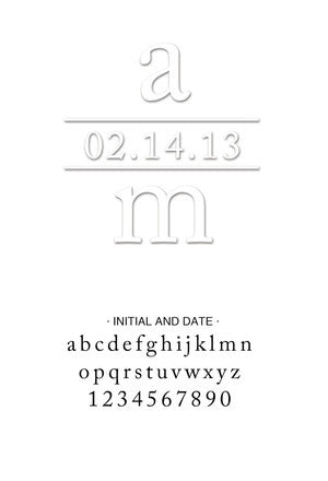 Custom Wedding Embosser 3008