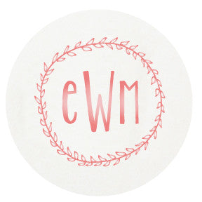 Foil Stamped Coasters - M103