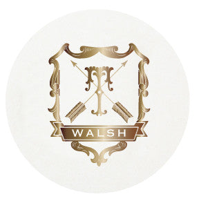 Foil Stamped Coasters - M110