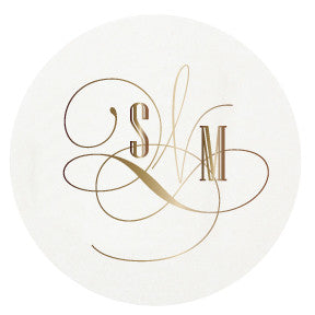 Foil Stamped Coasters - M120