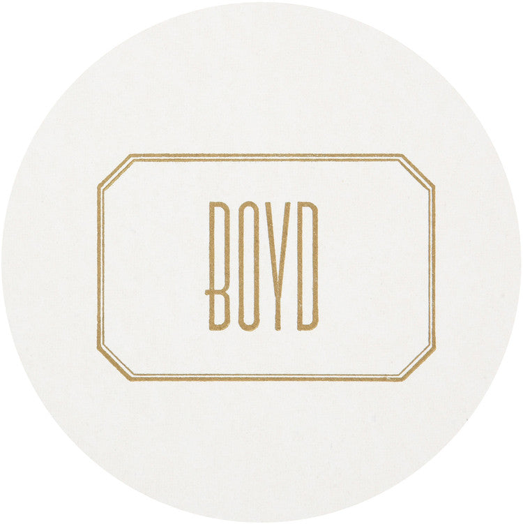 Letterpress Coasters - M69