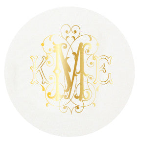 Foil Stamped Coasters - M89