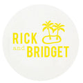Letterpress Coasters - Palm Tree