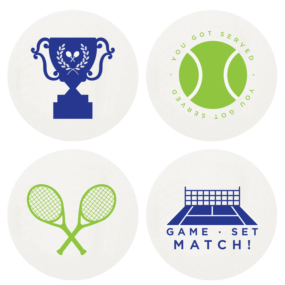 Tennis Coasters