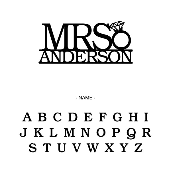 Personalized Bachelorette Mrs Cupcake Topper