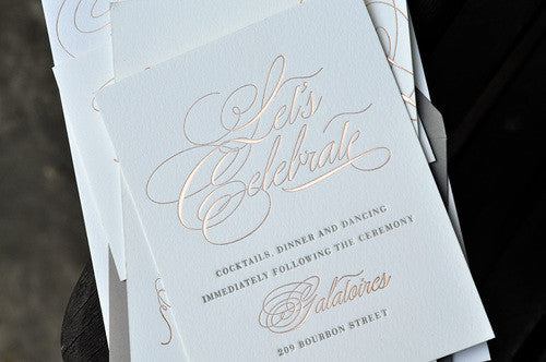 Violet - Haute Papier Luxe Deux Wedding