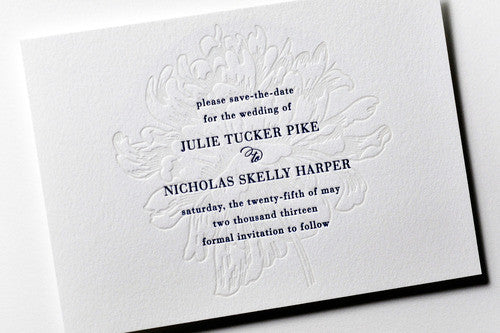 Julie - Haute Papier Luxe Deux Save the Date