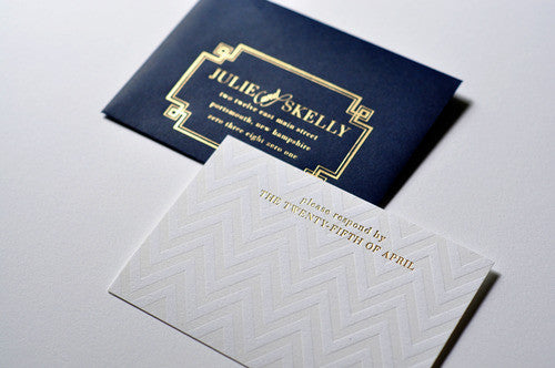 Julie - Haute Papier Luxe Deux Wedding