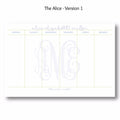 Alice - Personalized Desk Pad