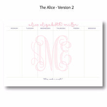 Load image into Gallery viewer, Alice - Personalized Desk Pad
