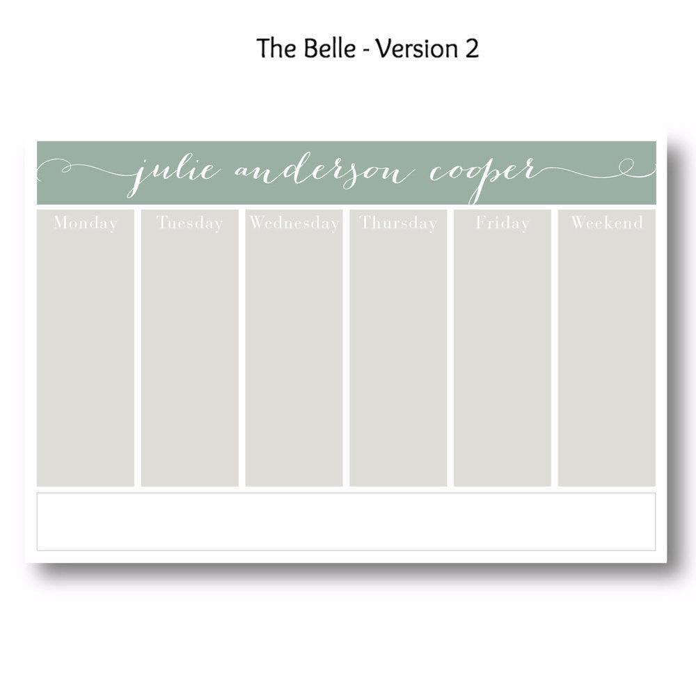 Belle - Personalized Desk Pad