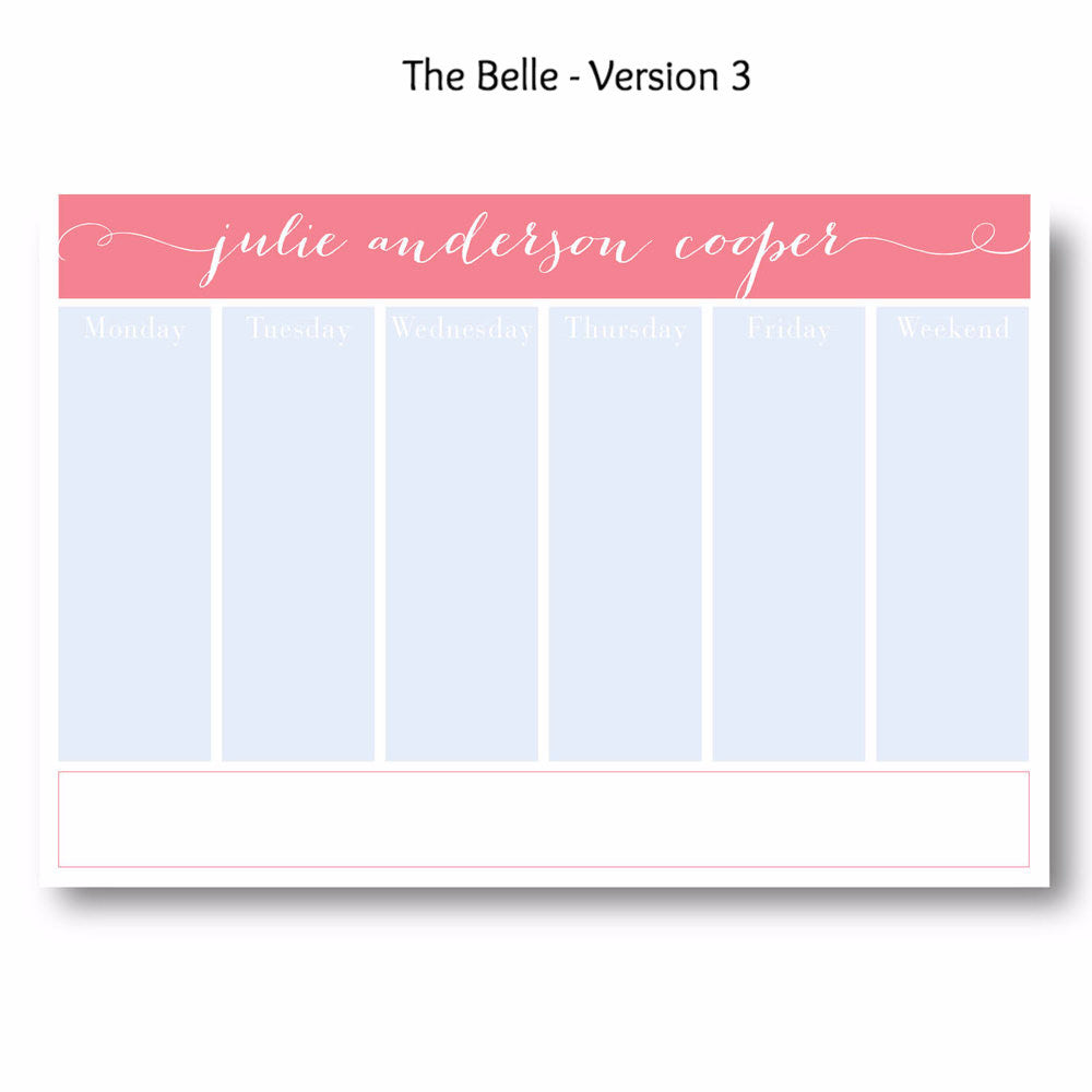 Belle - Personalized Desk Pad