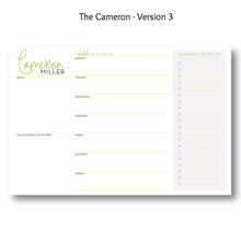 Load image into Gallery viewer, Cameron - Personalized Desk Pad
