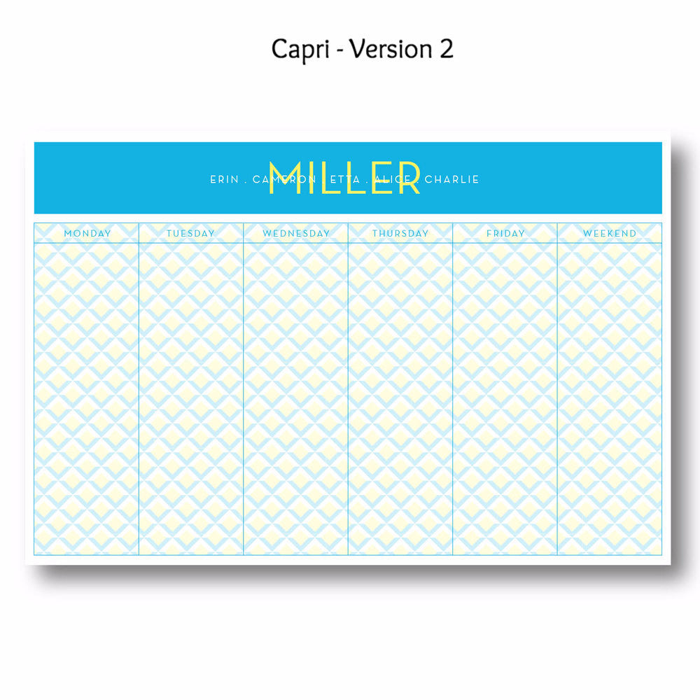 Capri - Personalized Desk Pad