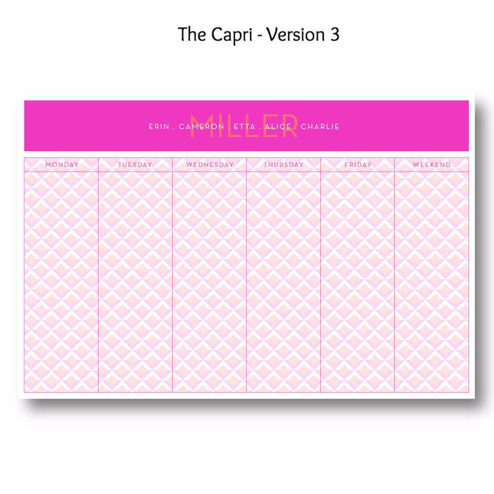Capri - Personalized Desk Pad