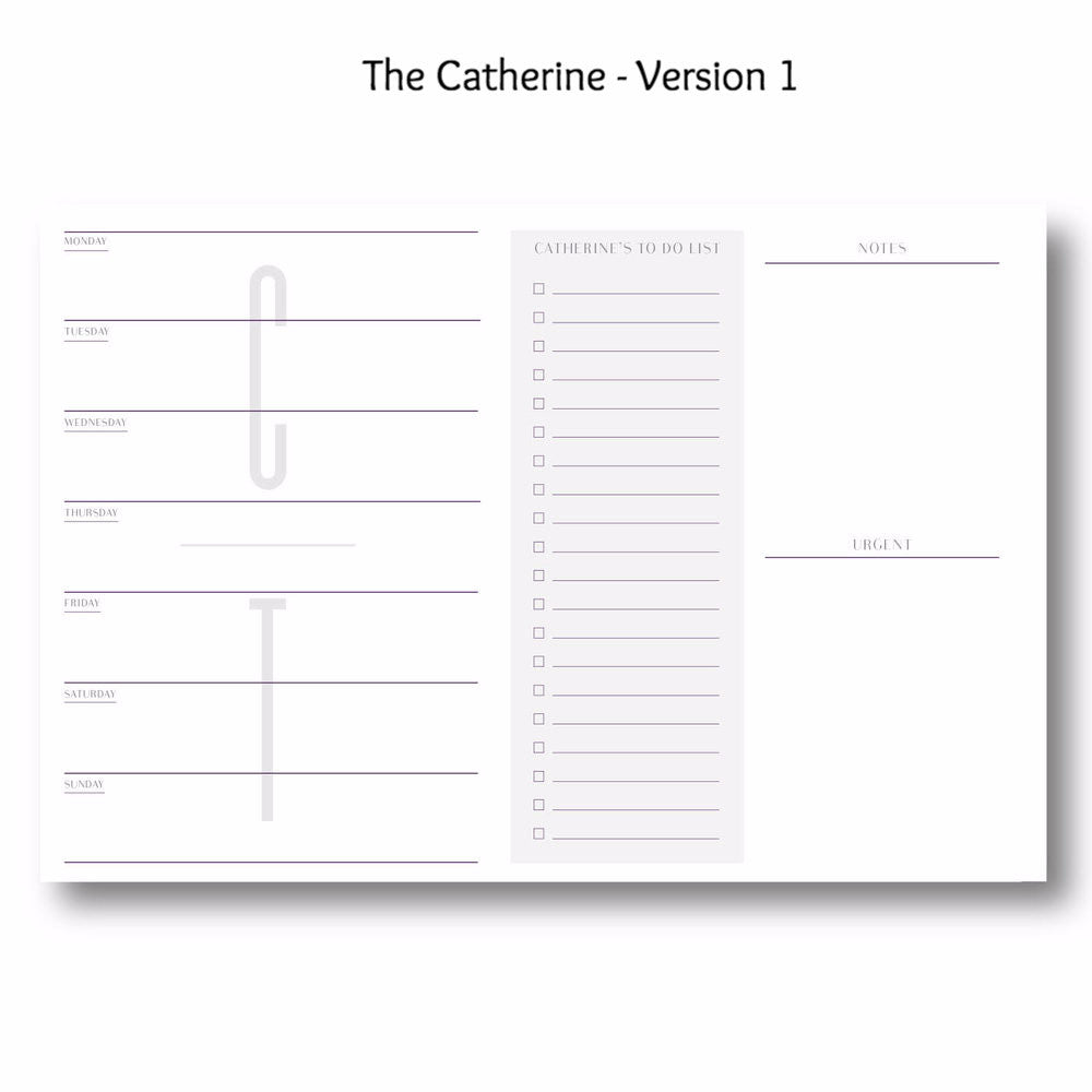 Catherine - Personalized Desk Pad