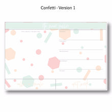Load image into Gallery viewer, Confetti - Personalized Desk Pad
