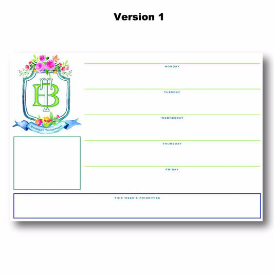 Crest - Personalized Desk Pad